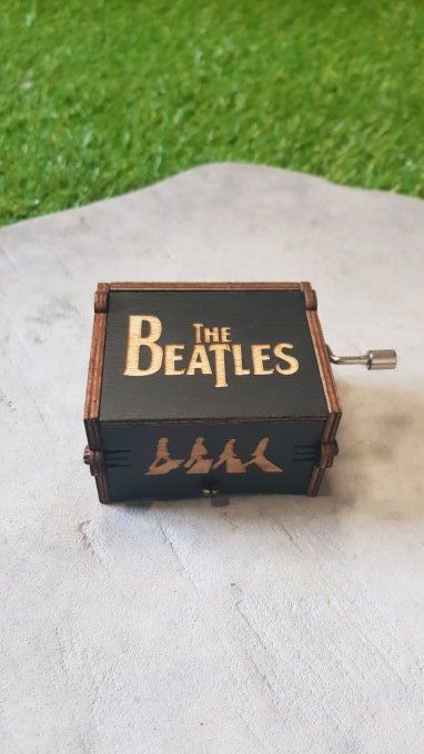 Boîte à musique en bois, Music box Beatles Let it Be