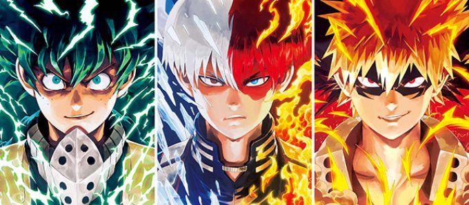 Poster 3d  lenticulaire My Hero Academia 30x40 cm