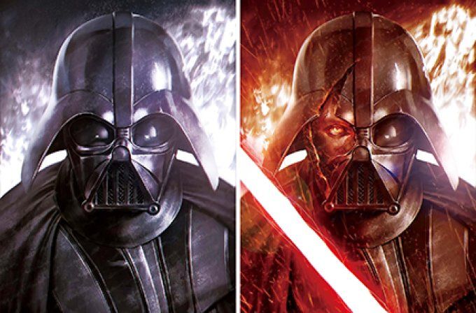 Poster 3d  lenticulaire Star Wars Dark Vador 30x40 cm