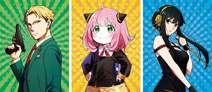 Poster 3d  lenticulaire Spy X Family 30x40 cm