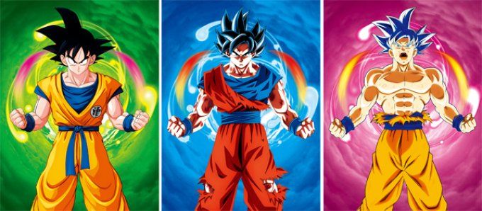 Poster 3d  lenticulaire DBZ 30x40 cm
