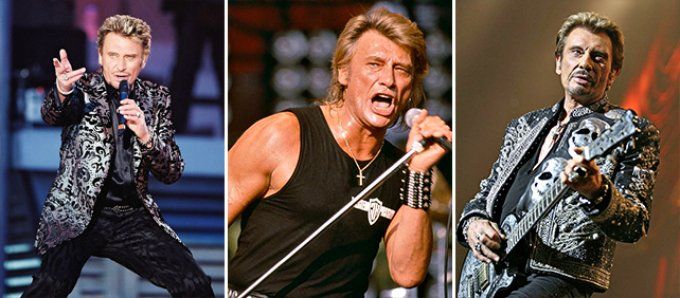 Poster 3d  lenticulaire Johnny Hallyday 30x40 cm