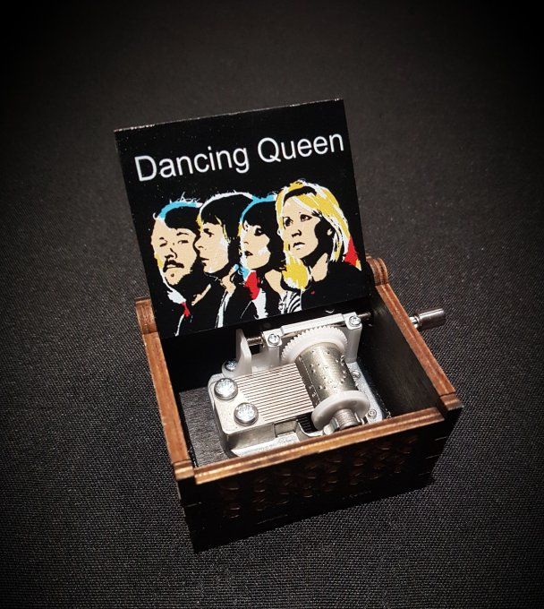Boîte à musique en bois, Music box ABBA - Dancing Queen