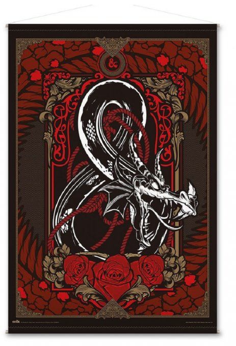 Donjons & Dragons Poster en Tissu 70x100 cm