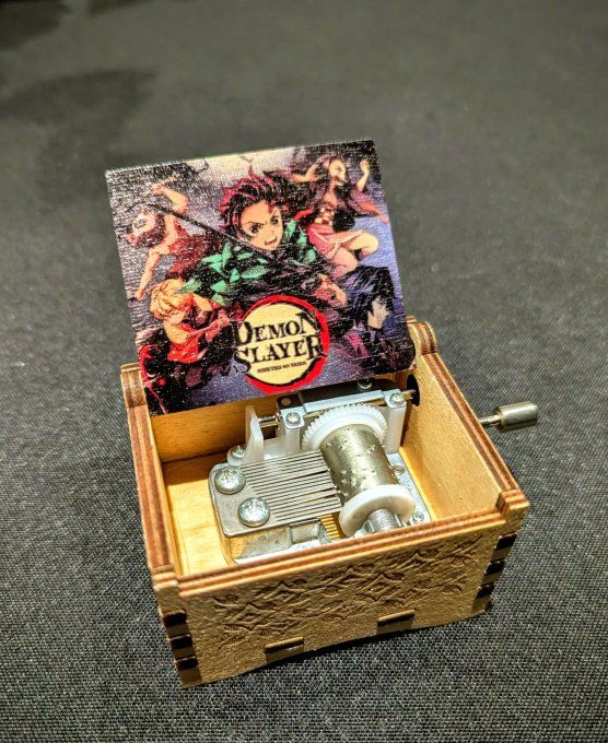Boîte à musique en bois, Music box Demon Slayer