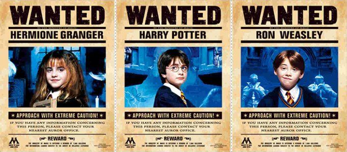 Poster 3d  lenticulaire Harry Potter 30x40 cm