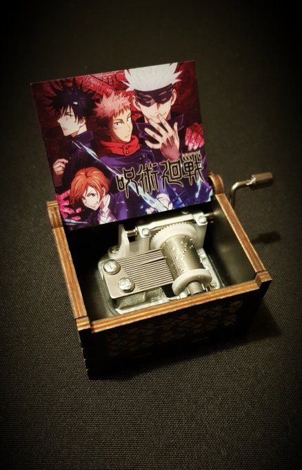 Boîte à musique en bois, Music box Jujutsu Kaisen