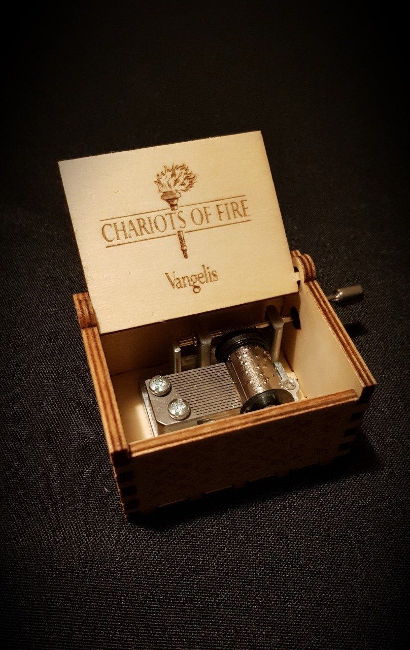 Boîte à musique en bois, Music box Chariots of fire - Vangelis
