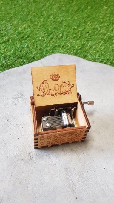 Offre Spéciale lot de 50 boîtes à musique en bois, Music box Marche nuptiale / Wedding march - Copie