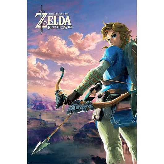 The Legend of Zelda (Breath of the Wild Hyrule) Poster 61x91.5cm
