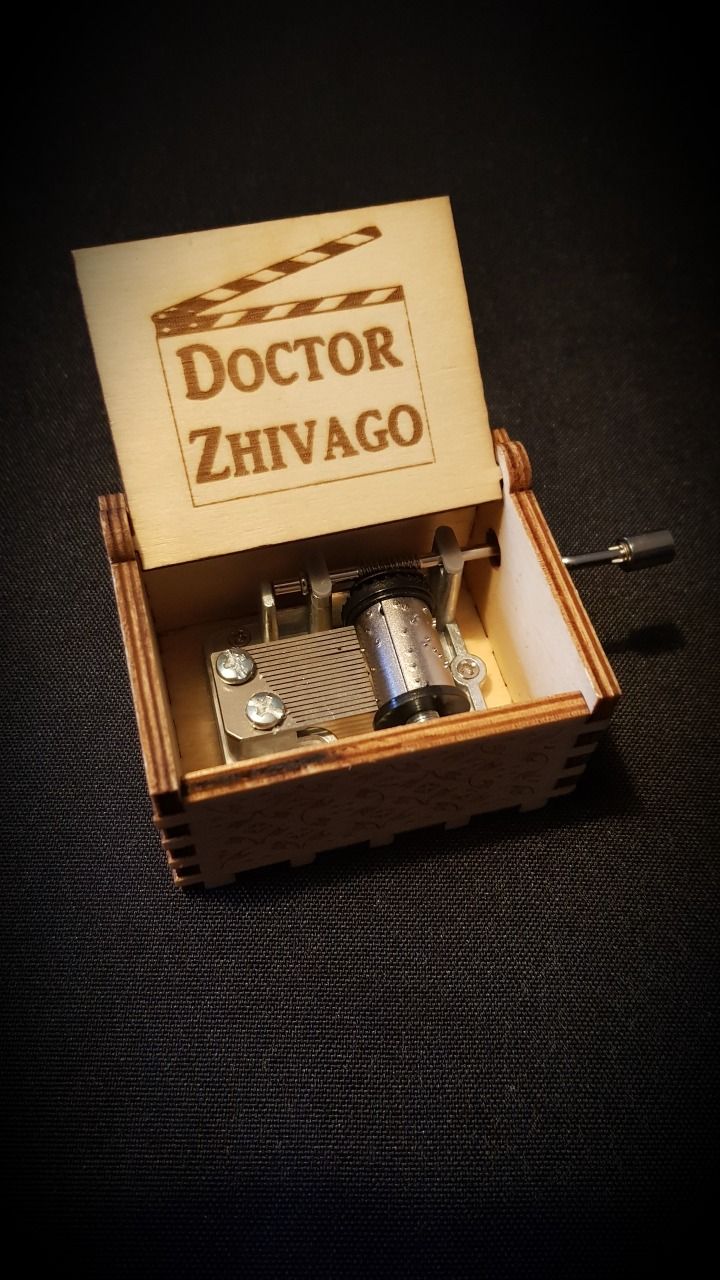 Boîte à musique en bois, Music box Docteur Jivago - Lara's Theme