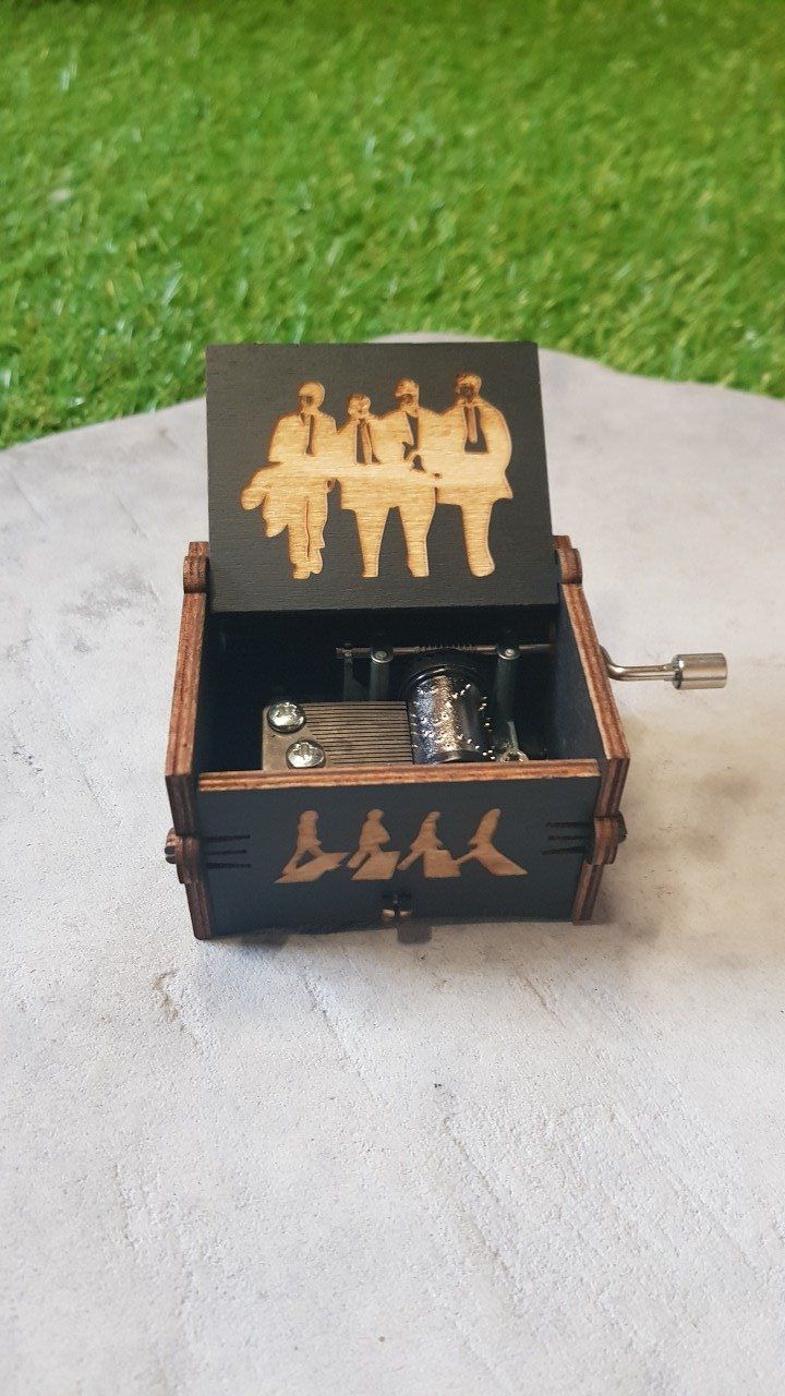 Boîte à musique en bois, Music box Beatles Let it Be