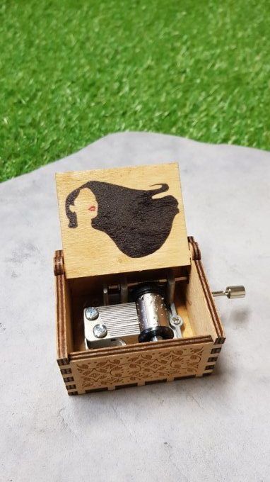 Boîte à musique en bois, Music box Pocahontas - Angun - Colors of the wind