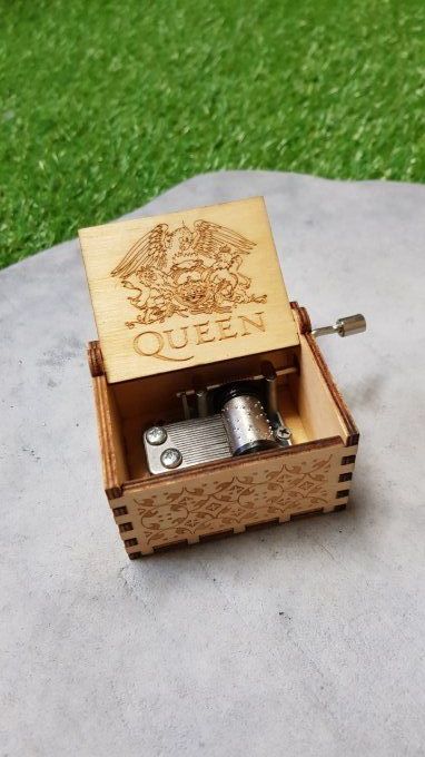 Boîte à musique en bois, Music box Queen - Bohemian Rhapsody