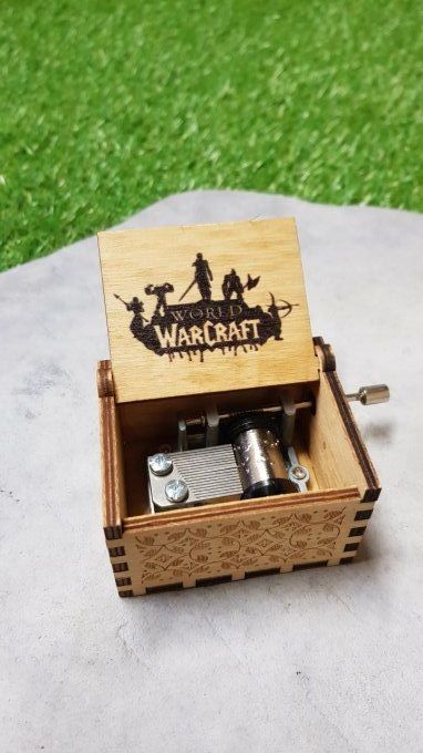 Boîte à musique en bois, Music box WoW World of Warcraft