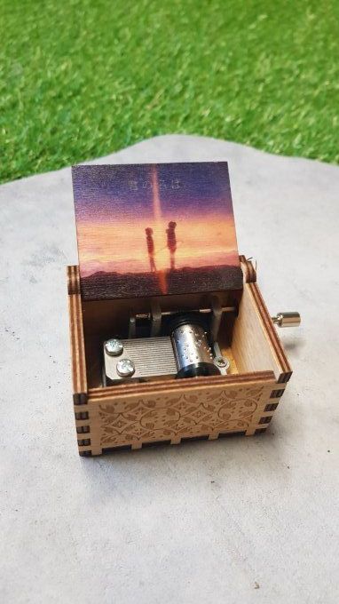 Boîte à musique en bois, Music box  Your Name