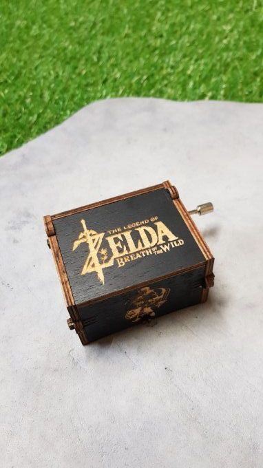 Boîte à musique en bois, Music box Zelda