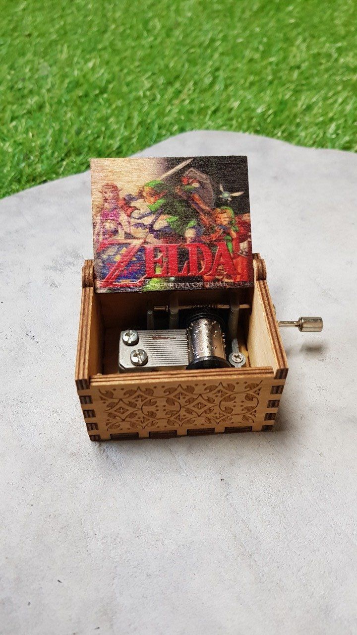 Boîte à musique en bois, Music box Zelda